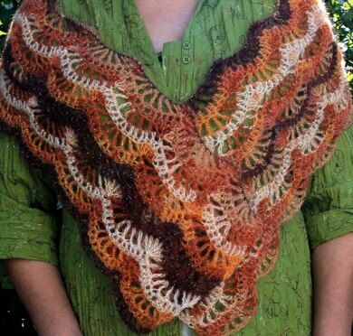 Seashell Stitch Stole Crochet pattern by Joy Prescott ...