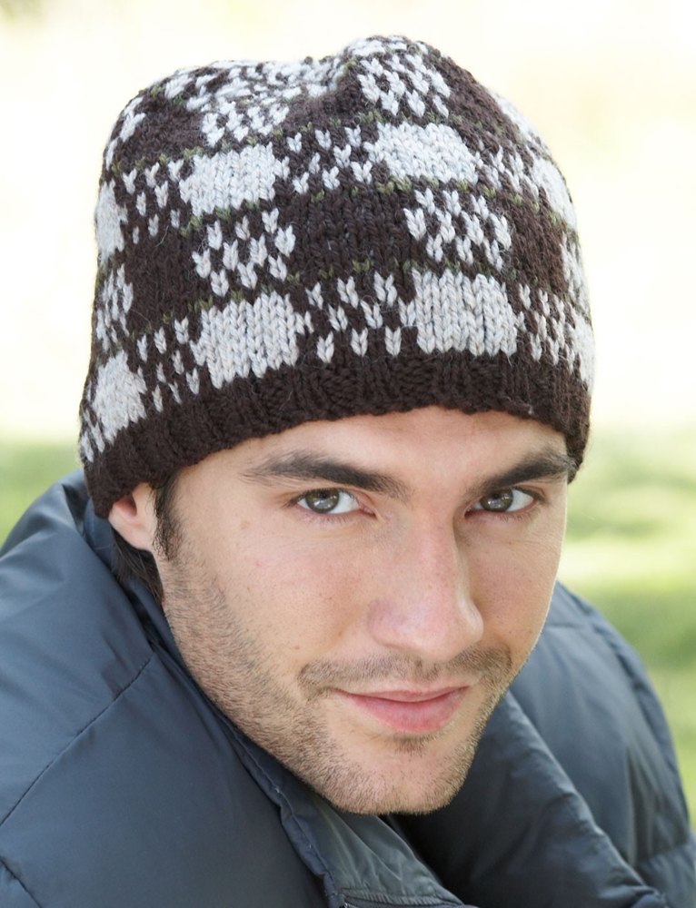 Check Mate Fair Isle Hat in Patons Classic Wool Worsted | Knitting ...