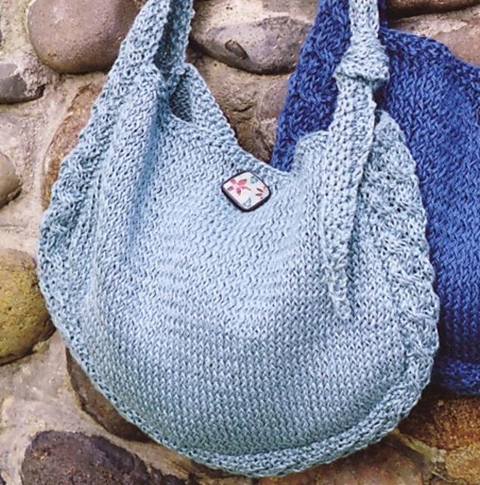 Sling Purse Knitting pattern by Oat Couture