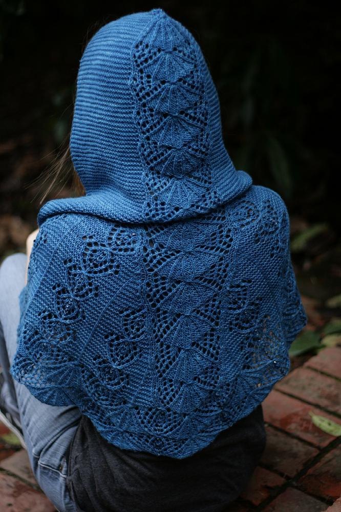 Jo's Pride Hooded Shawl Knitting pattern by Sivia Harding