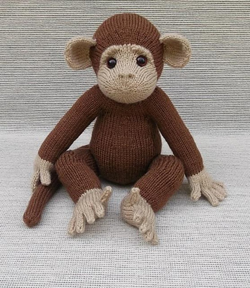 Baby Monkey Knitting pattern by Rainebo