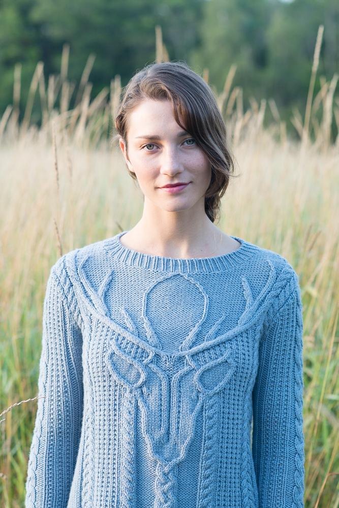 Stag Head Pullover Knitting pattern by Norah Gaughan