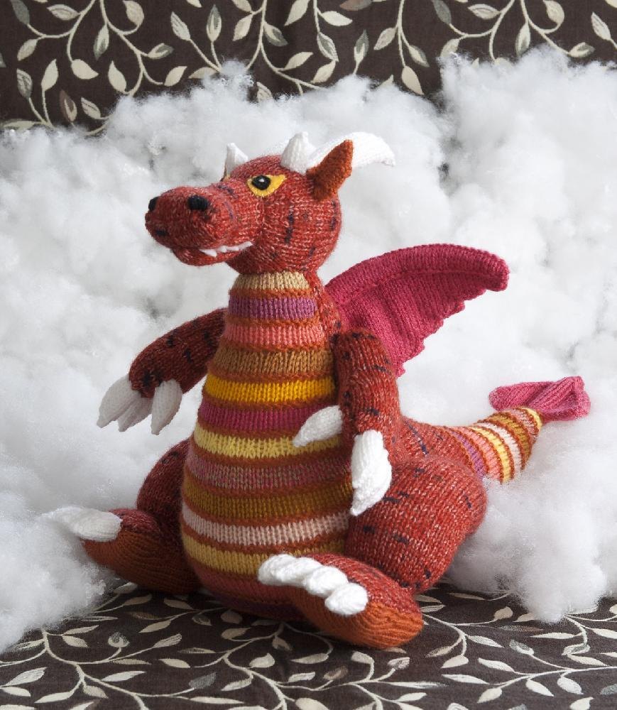 Dragomir the Dragon Knitting pattern by Liz Wray