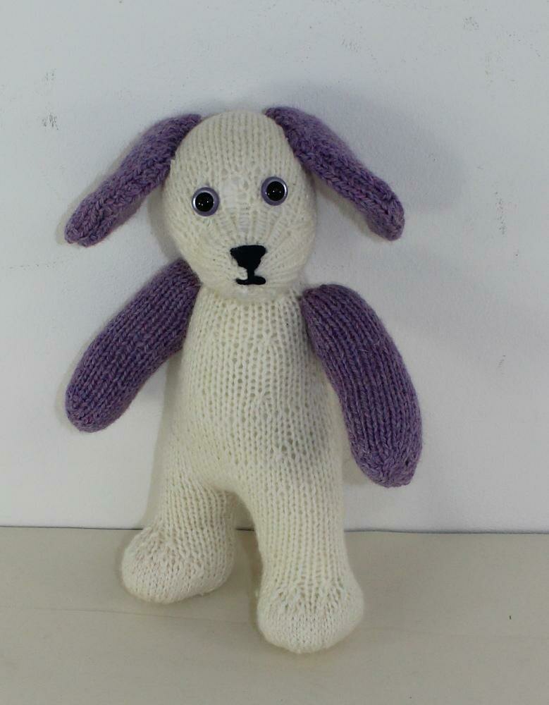 Cute Cuddly Toy Puppy Knitting pattern by madmonkeyknits