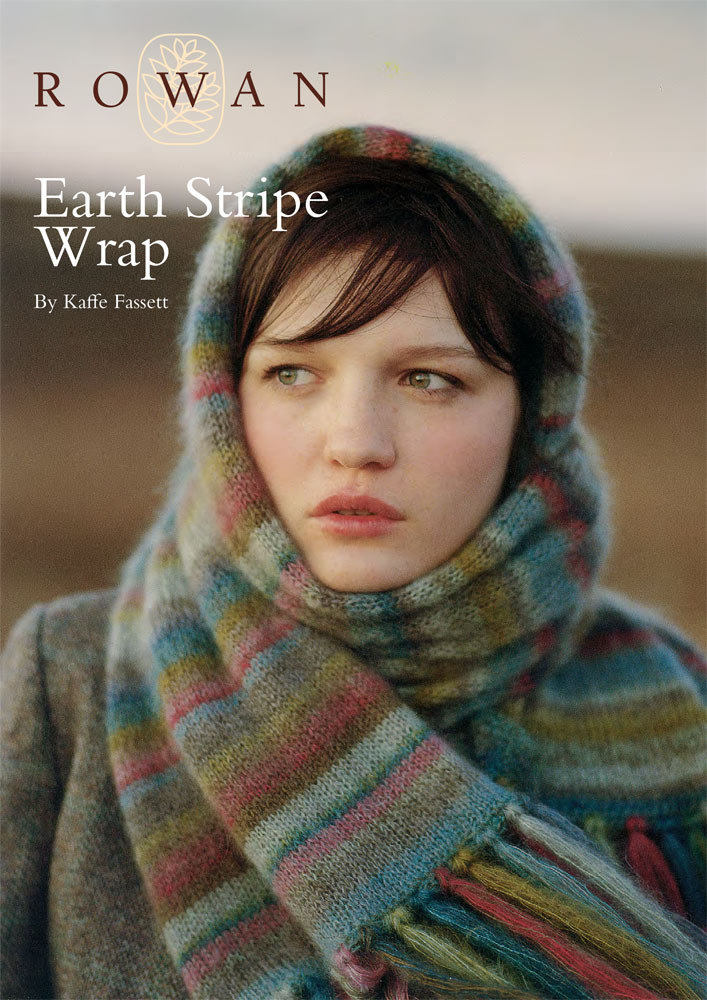 Earth Stripe Wrap in Rowan Kidsilk Haze | Knitting ...