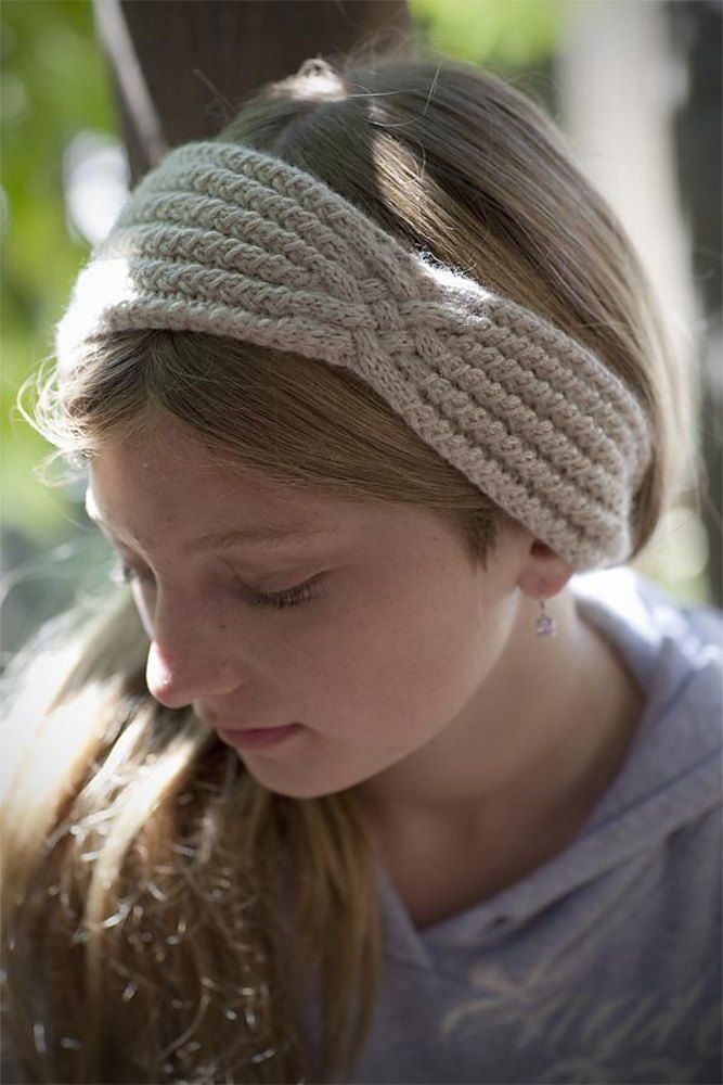 Headband with a Twist Knitting pattern by Margaret Holzmann Knitting