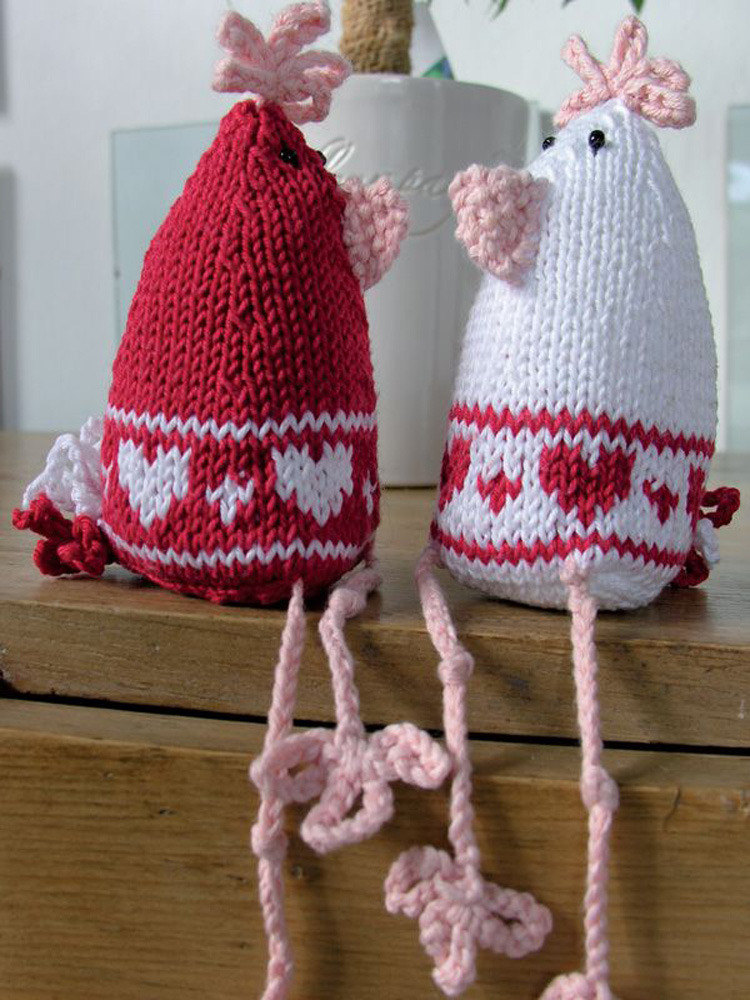 Love Heart Chicks in Rowan Cotton Glace | Knitting ...