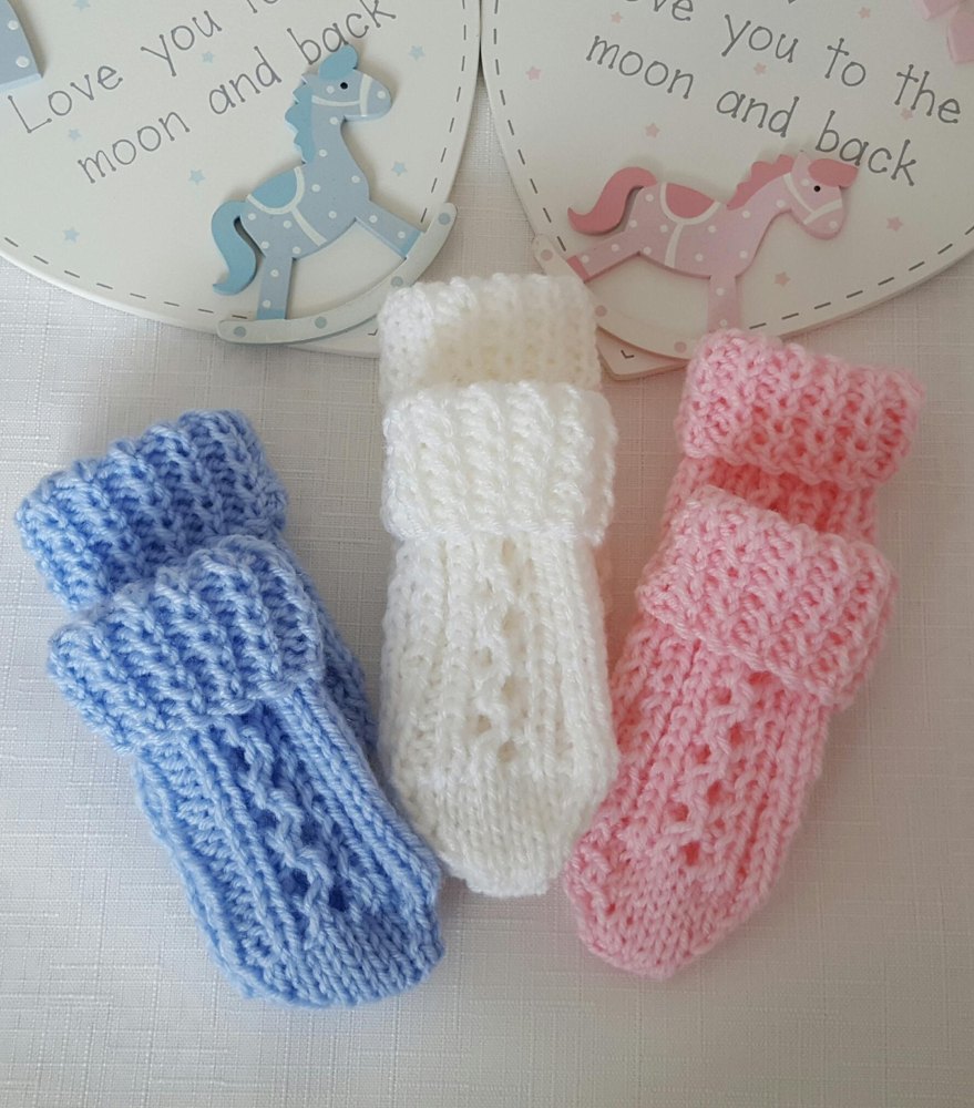 Thumbless Baby Mittens Knitting pattern by Precious