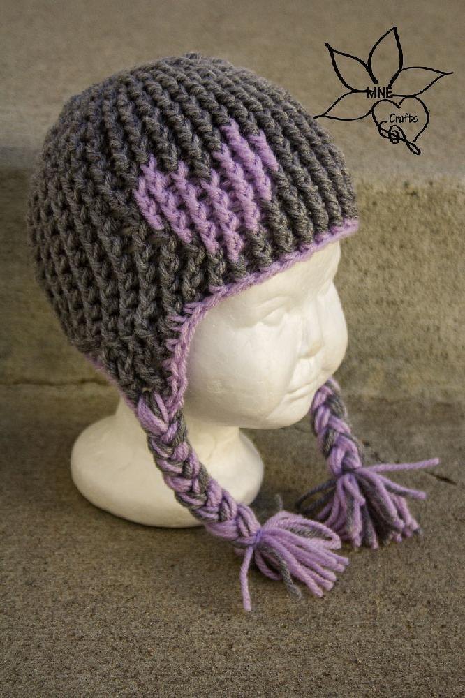 Full of Love Earflap Beanie Crochet pattern by Amanda