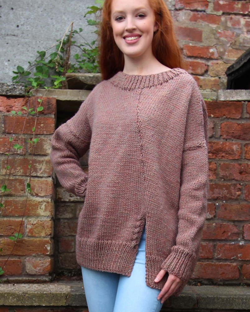 Jackie Brown Sweater Knitting pattern by Marianne Henio