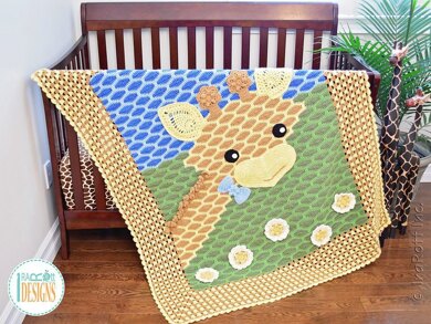 Rusty the Giraffe Blanket Crochet pattern by Ira Rott