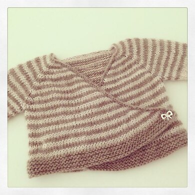 Striped Baby Cardigan Knitting pattern by schneckenstrick ...
