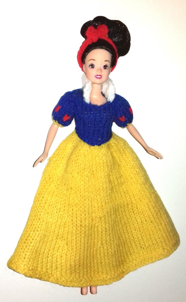Disney princess Snow White outfit for 12" Barbie doll