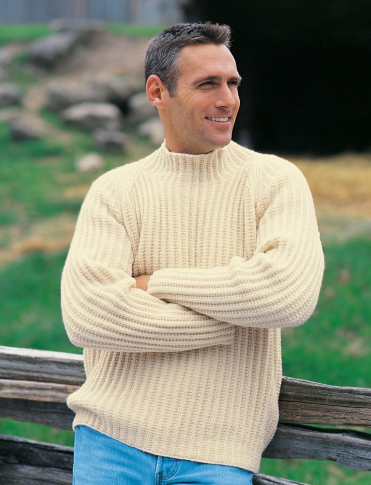 Rugged Raglan in Patons Classic Wool Worsted | Knitting Patterns ...