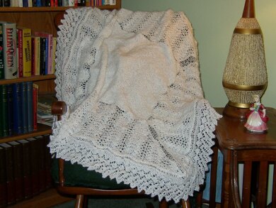 Shetland Lace Christening Shawl Knitting pattern by ...