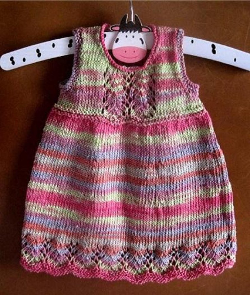 Baby Marguerite Dress Knitting pattern by Suzie Sparkles | Knitting ...