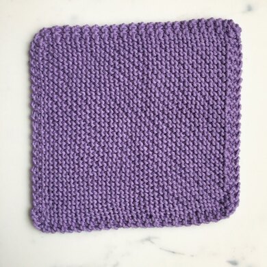Diagonal Dishcloth Knitting pattern by CozyByCharlotte