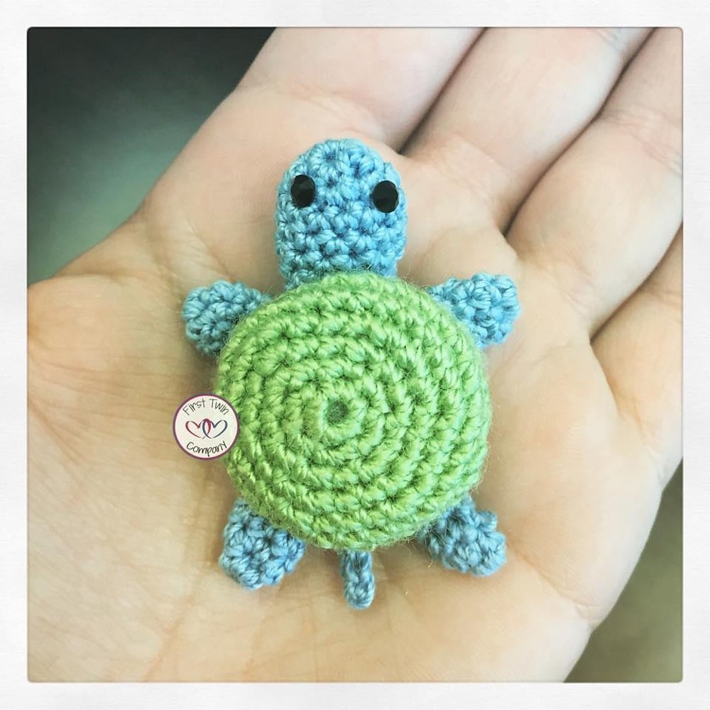 Mini Turtle Amigurumi Crochet pattern by First Twin Company | Knitting