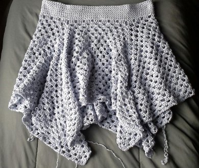 Not your granny's Skirt Crochet pattern by brandi isham