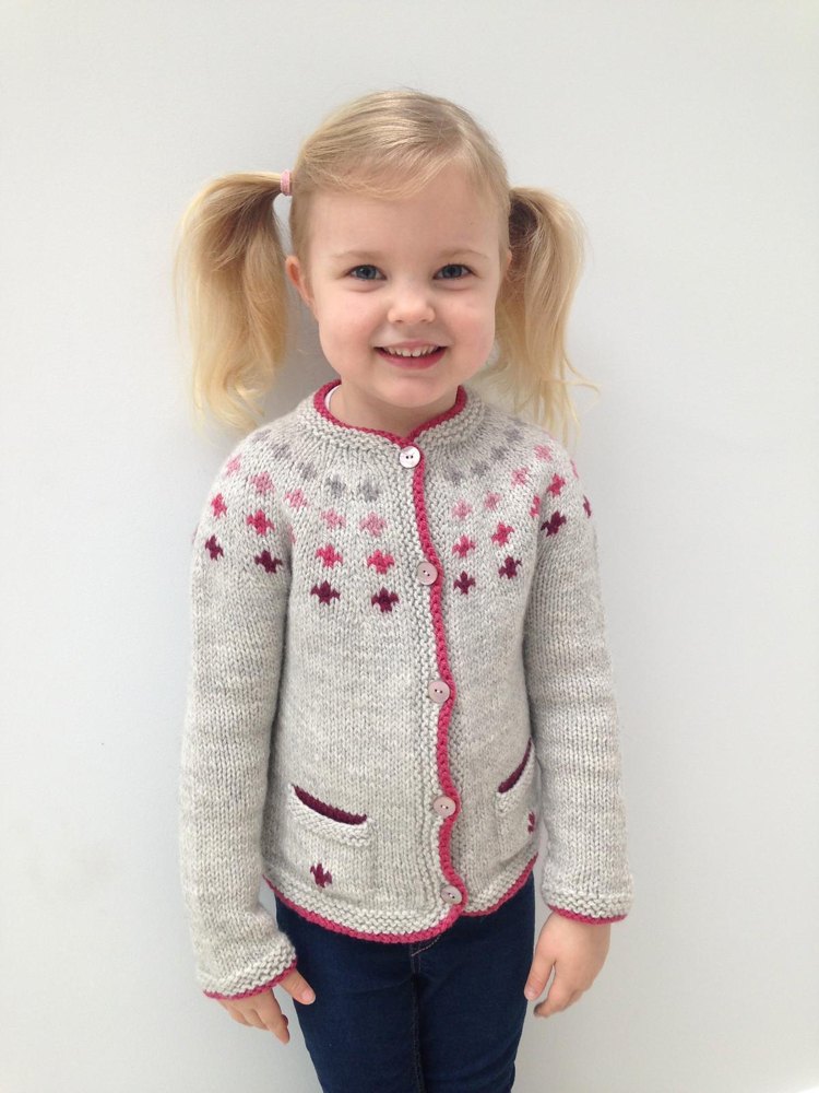 Unicorn Trails Child Sweater Knitting pattern by Sophie McKane